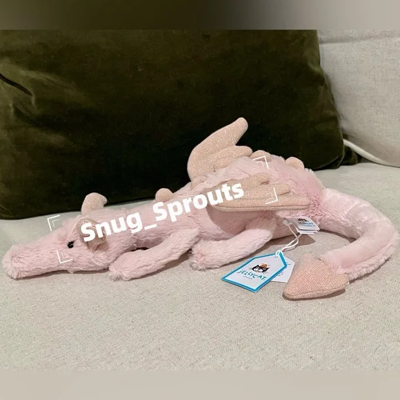 NWT Authentic Jellycat Little Rose Dragon 12“ - HTF - FAST SHIPPING! - Picture 5 of 6